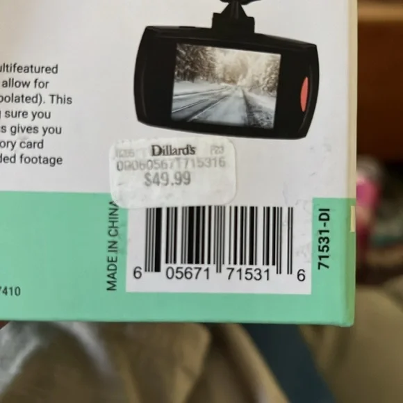 NIB Dash Camera-New in unopened box HD Dash Camera. Purchased new & never used. - Picture 7 of 7